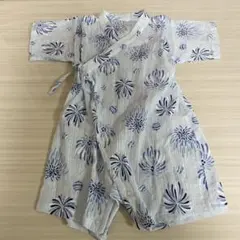 赤ちゃんの城　花火模様 甚平 80cm 綿100%