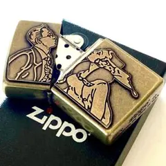 新品 ZIPPO ウィンディ キス クラシックメタル ブラス ユーズド仕上げ 