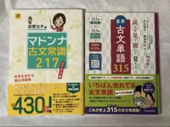 マドンナ古文常識217 重要古文単語315 読んで見て聞いて覚える