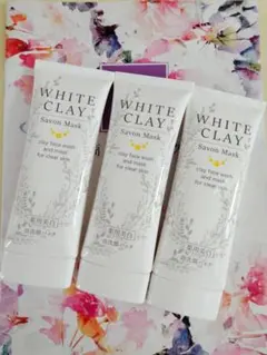 未開封WHITE CLAY Savon Mask 薬用美白泡洗顔パック80g5本 - メルカリ