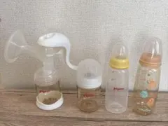 pigeon 母乳実感 chuchu 哺乳瓶 まとめ売り 4本 搾乳機付き