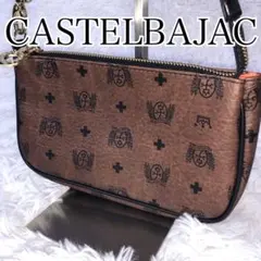 CASTELBAJAC ロゴプリント ハンドバッグ
