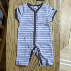 シップス　ストライプロンパース 95cm未満