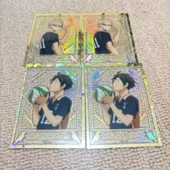 ハイキュー　ホロ箔クリアカードコレクション 月島 山口