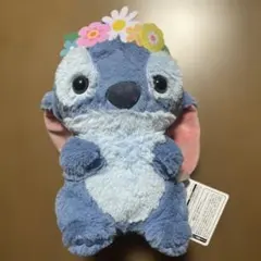ディズニーキャラクター Aimery 花かんむり BIGぬいぐるみ スティッチ