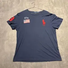 Polo Ralph Lauren ビッグポニー Tシャツ ネイビー　短丈 ポロのサムネイル
