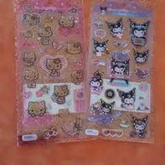 正規品ドロップジェリーシール日焼けキティ&クロミ 2セット