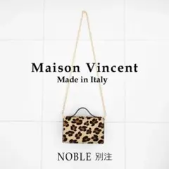 NOBLE別注 Maison Vincent チェーンバッグ レオパードのサムネイル
