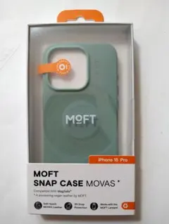 iPhone 15Pro対応 MOVAS™レザーケース（スモークターコイズ）