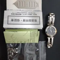 CITIZEN wicca ソーラーレディース腕時計