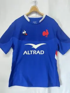 ルコック フランス代表 ラガーシャツ ALTRAD 青 XXL大サイズ