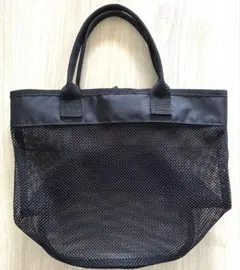 メッシュトートバッグ　未使用　ブラックのサムネイル