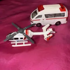 トミカ　ハイメディック救急車　ドクターヘリ