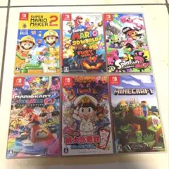 Nintendo Switch ゲームソフト六本セット