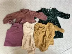 ZARA バースデイ　西松屋ロンパース・カバーオール 5点セット