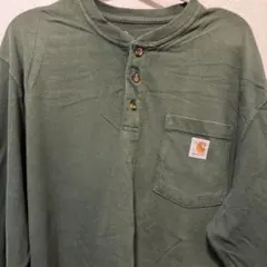 Carhartt オリーブグリーン 長袖シャツ