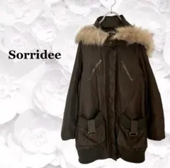 『Sorridee』モッズコート ジャンパー【M】カーキ キルティング ファー