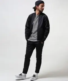 ナノユニバース×チャンピオン 別注 テクニカル ボンバージャケット S