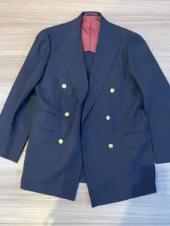 BEAMS F ARTHUR HARRISON ブレザー ダブル ネイビー