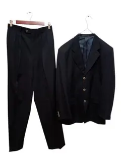 【S0006】Paul Smith　ブラック　ウール　スーツ　L　セットアップ