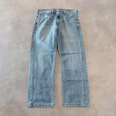 リーバイス569 Levis W32 ブルーデニム 青 ヒゲ 古着 19176
