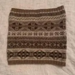 Jamieson's ☆ジャミーソンズ　ネックウォーマー 茶系 スコットランド