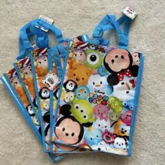 ディズニー ツムツム トートバッグ 青5枚