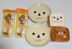 未使用 リラックマ Rilakkuma お皿 カトラリーセットのサムネイル