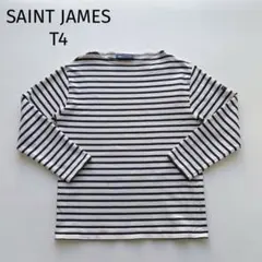 セントジェームス ウェッソン ボーダー キナリ ネイビー T4