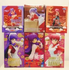 らんま1/2　シャンプー・らんま　フィギュア6体セット売り