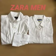 ZARA MAN スリムフィット 長袖シャツ　２枚セット