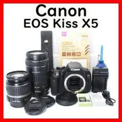 ❤️ショット数激少❤️スマホ転送OK❤️Canon kiss x5 超望遠レンズ