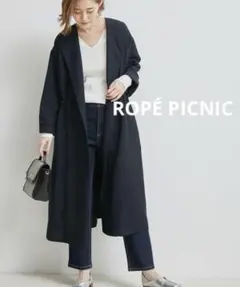 美品ROPÉ PICNICロペピクニック　ガウンコート　スプリングコート36