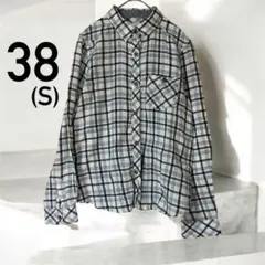 MICHEL KLEIN ミッシェルクラン　チェックシャツ　レディース　S