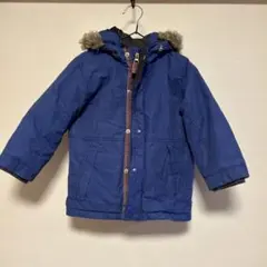 next キッズ 中綿コート フード付き ブルー