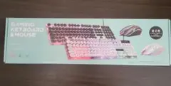 ゲーミングキーボード & マウスセット黒
