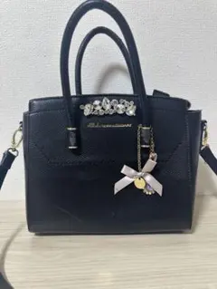 JILL BY JILLSTUARTビジューロイヤルトート 黒 ジルスチュアート