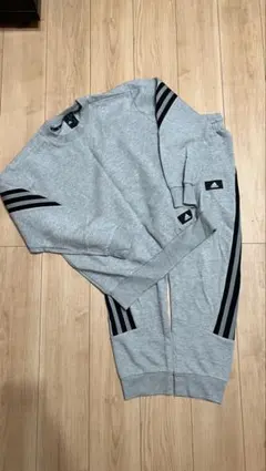 adidas セットアップ グレー