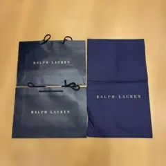 Ralph Lauren ショップ袋 2枚　ギフト袋1枚ネイビー