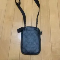 COACH シグネチャー ショルダーバッグ ブラック