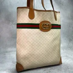 ✨美品✨GUCCI GG シェリーライン トートバッグ ベージュ ブラウン