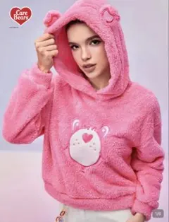 Care Bears フリース フーディー ピンク