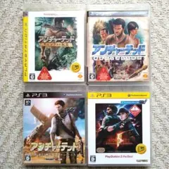 【動作確認済】【PS3】アンチャーテッド全3部作+1