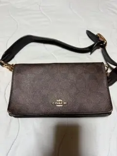 COACH シグネチャー ウォレットショルダー