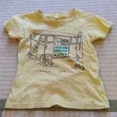 POLAR BEAR COFFEE SHOP Tシャツ 95cm 淡い黄色