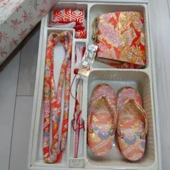 七五三　小物セット　筥迫セット　草履　バッグ　帯締め