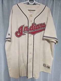 マジェスティック MLB インディアンズ ジャージ ユニフォーム - メルカリ