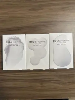 【未使用新品】BULK HOMME 洗顔料 乳液 化粧水 3点セットのサムネイル