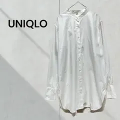 UNIQLO（ユニクロ）スタンドカラー　ブラウス レディース M