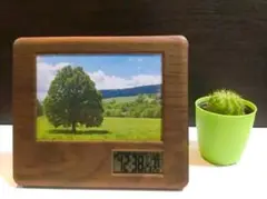 フォトフレーム付電波時計